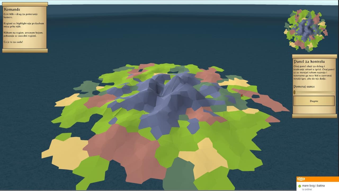 Low Poly Voronoi Tile Strategy Island Generation