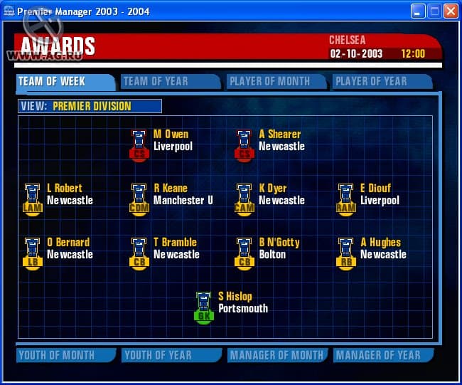 Premier Manager 2003-2004 screenshot 4