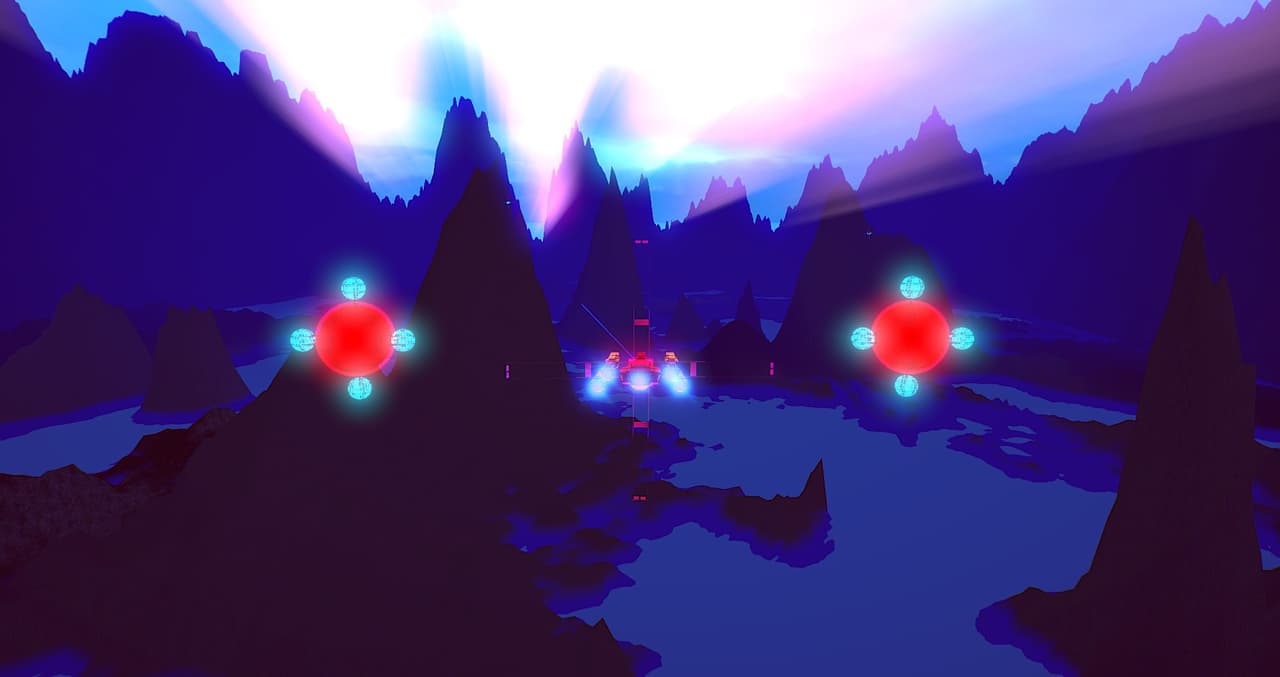 Lost Satellite: Synthwave Flyer screenshot 5