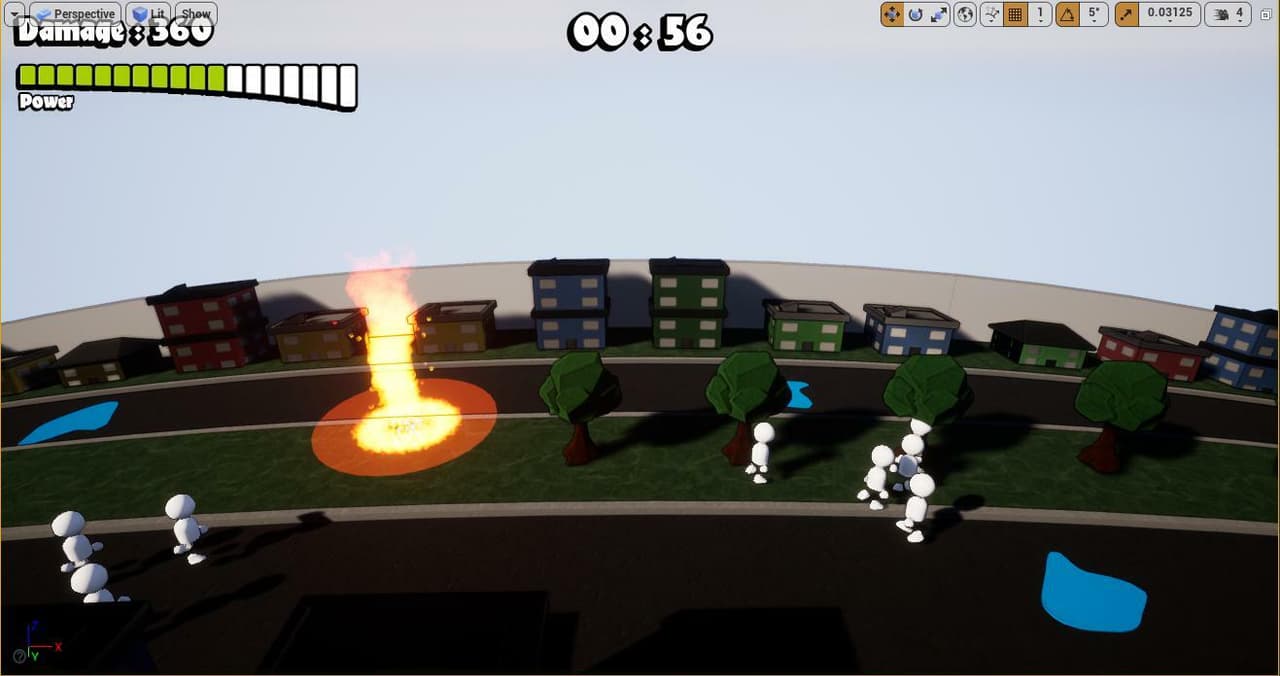 Spontaneous Combustion Vortex Simulator