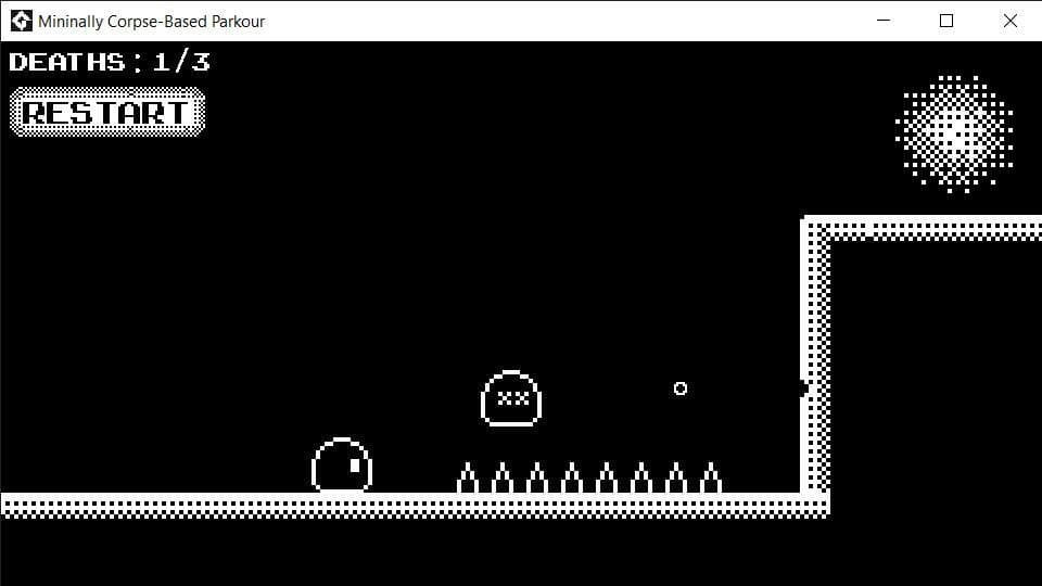 Minimally Corpse-Based Parkour Game