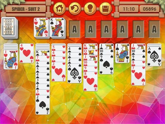Spider Solitaire Hearts & Spades Patience screenshot 2