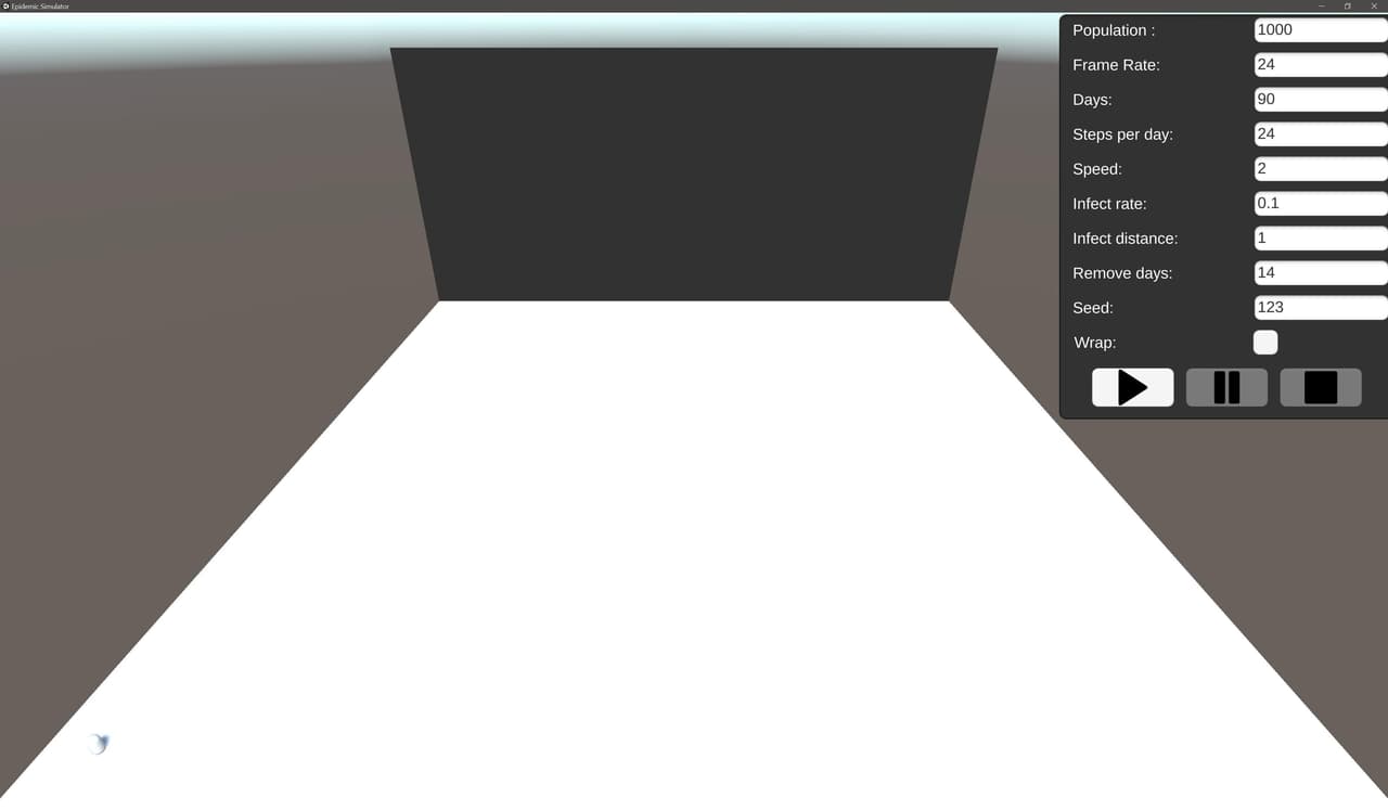 Epidemic Simulator (Fire_Ball_MC) screenshot 2