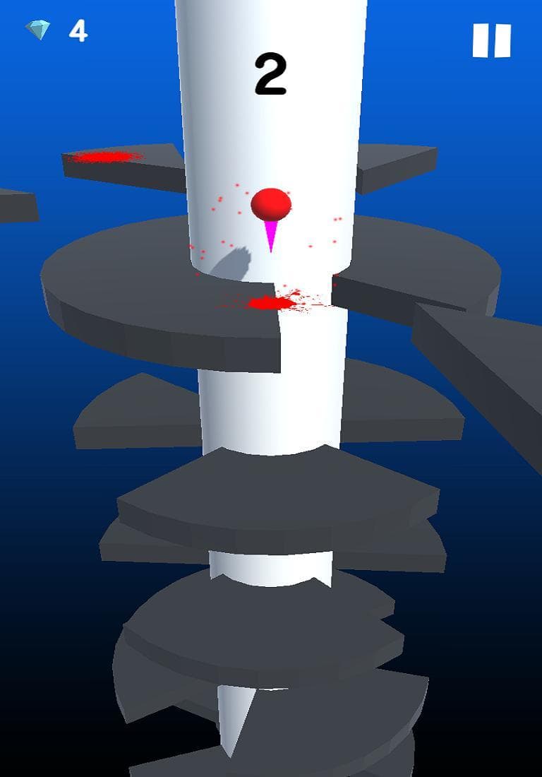 Helix Jump Ball-Spiral Tower screenshot 2