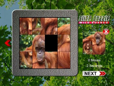 Slide Puzzle Borneo (The land below the Wind) screenshot 2