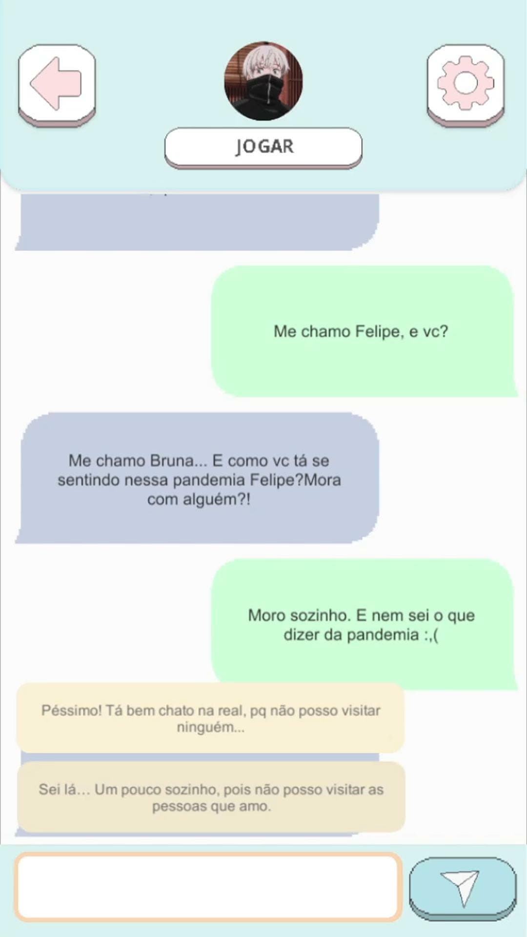 2021.01/ProjetoII/Running to my Bubble screenshot 2