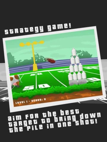Football Toss Flick Can Knockdown screenshot 4