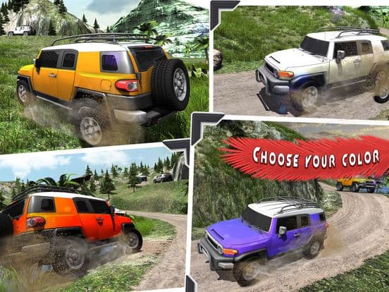 FJ 4x4 Offroad Driving - Luxury Simulator 3D 2017 screenshot 4
