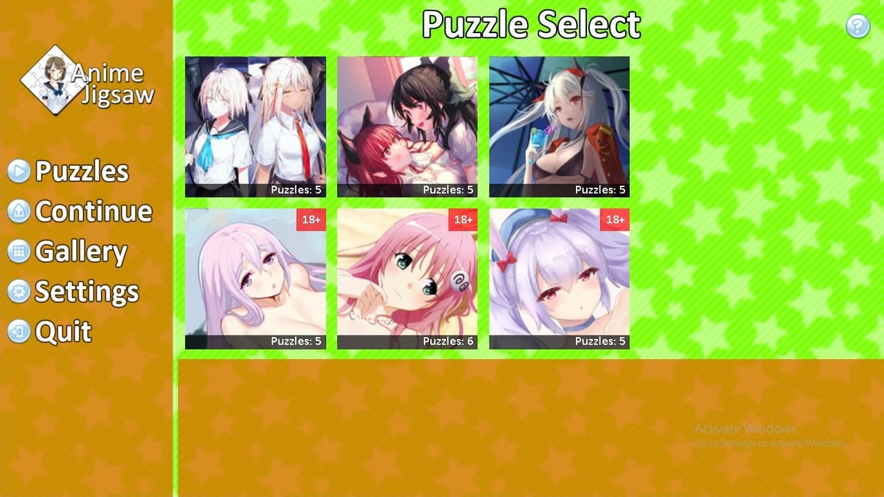 Anime Jigsaw (itch) screenshot 3