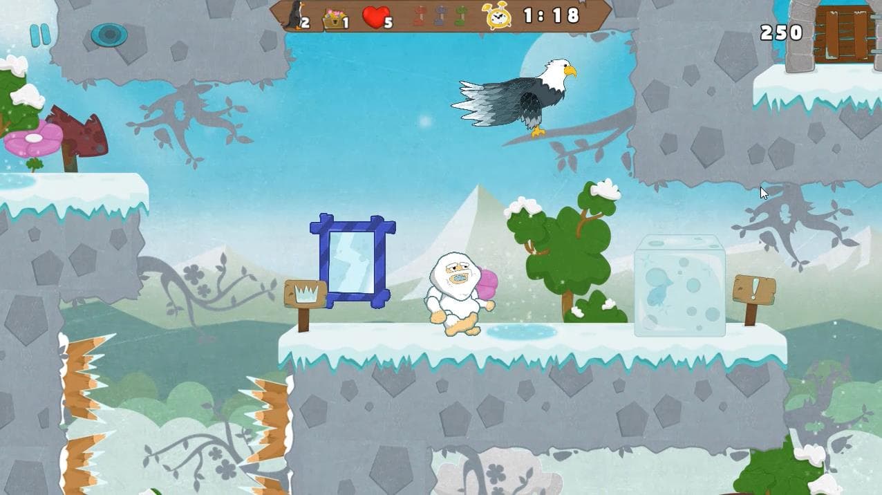 Yeti Adventure screenshot 2