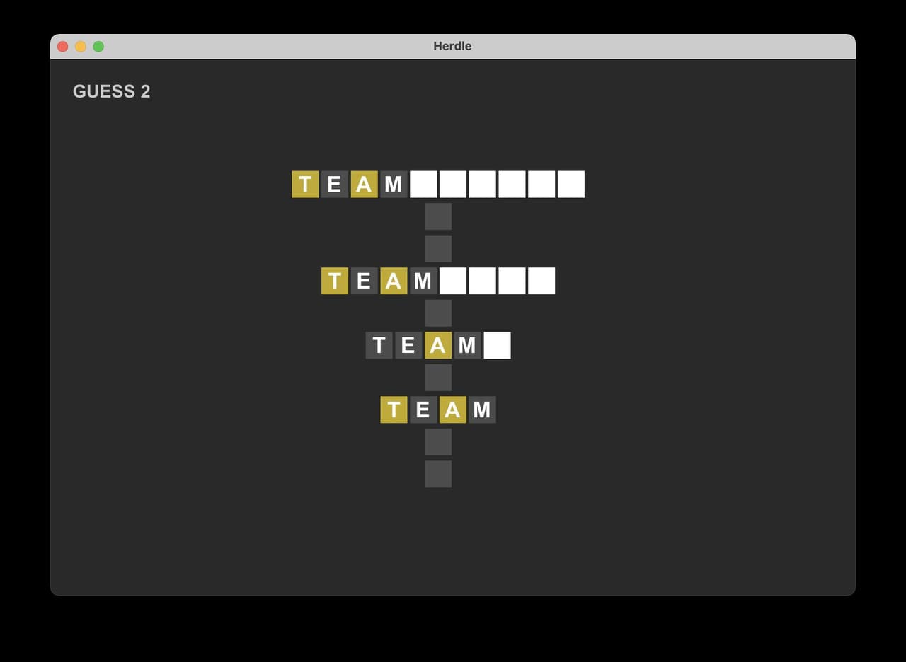 Hurdle screenshot 2