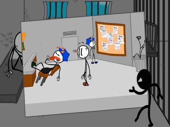 Stickman Prison Escape Sim screenshot 4