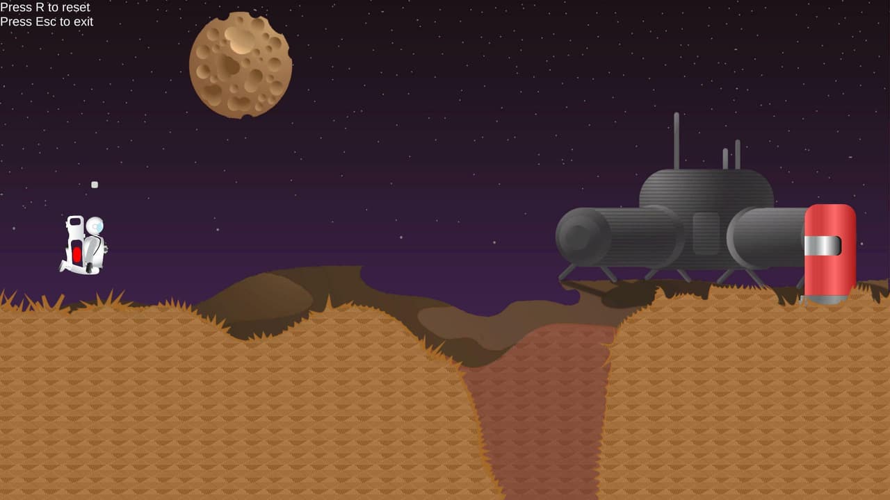Moon Stranding GMTK 2020 #gmtkjam screenshot 2