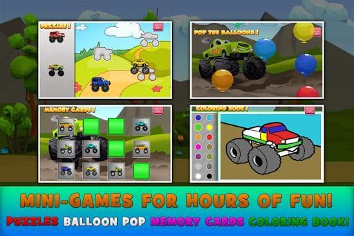 Monster Trucks Game for Kids 2 screenshot 4