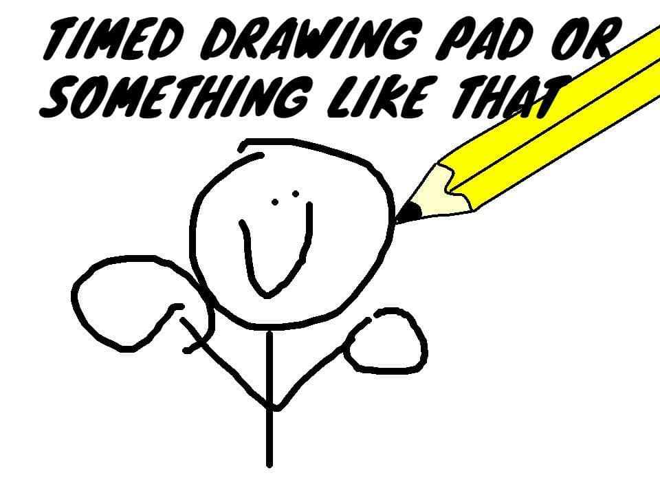 Timed Drawing Pad or something