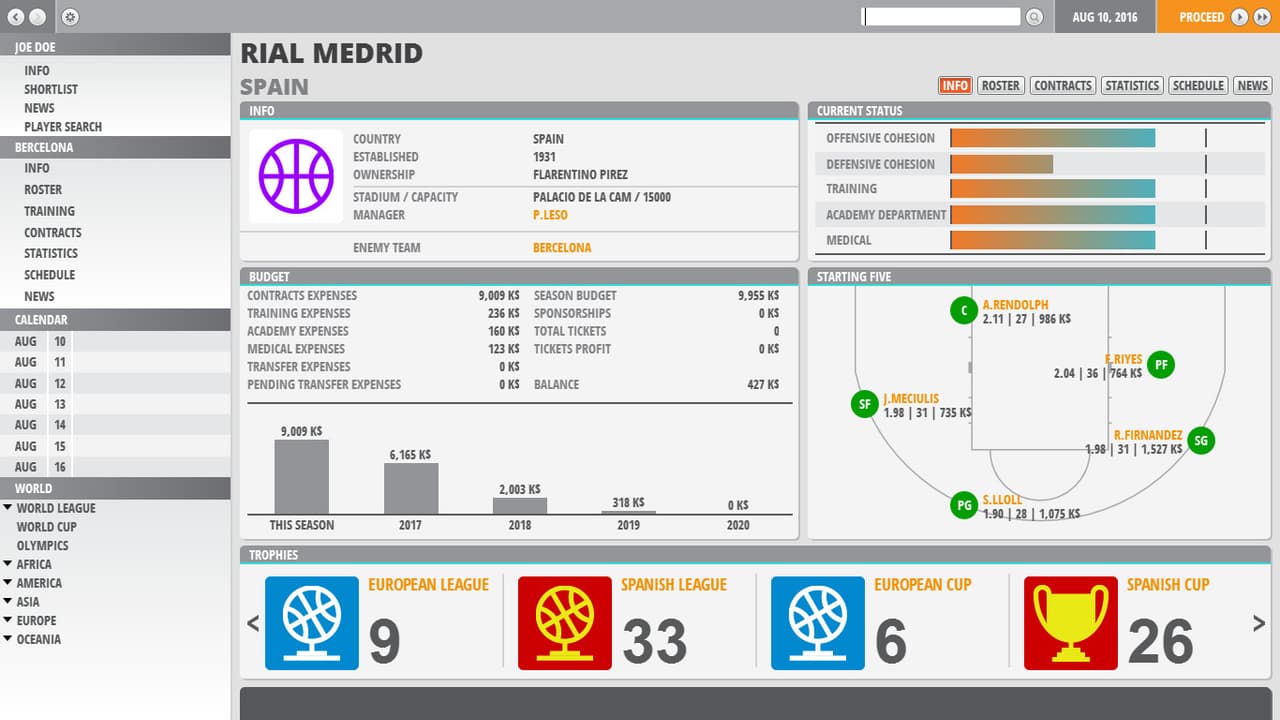World Basketball Manager 2 screenshot 2