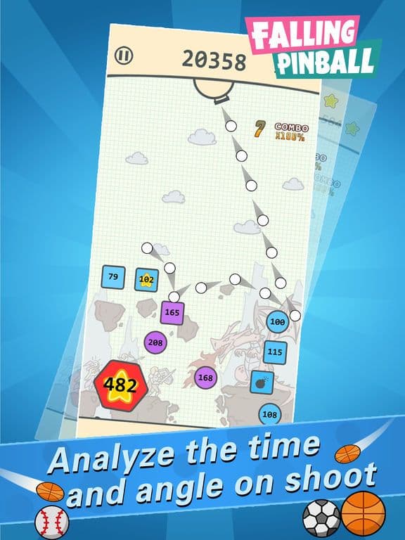 Falling Pinball !Dancing Balls screenshot 2