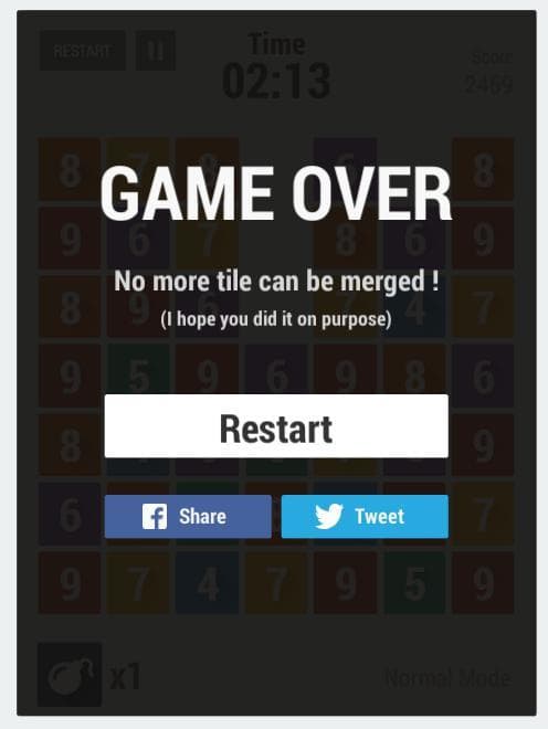 zer0 - Can you reach the tile n°0 !