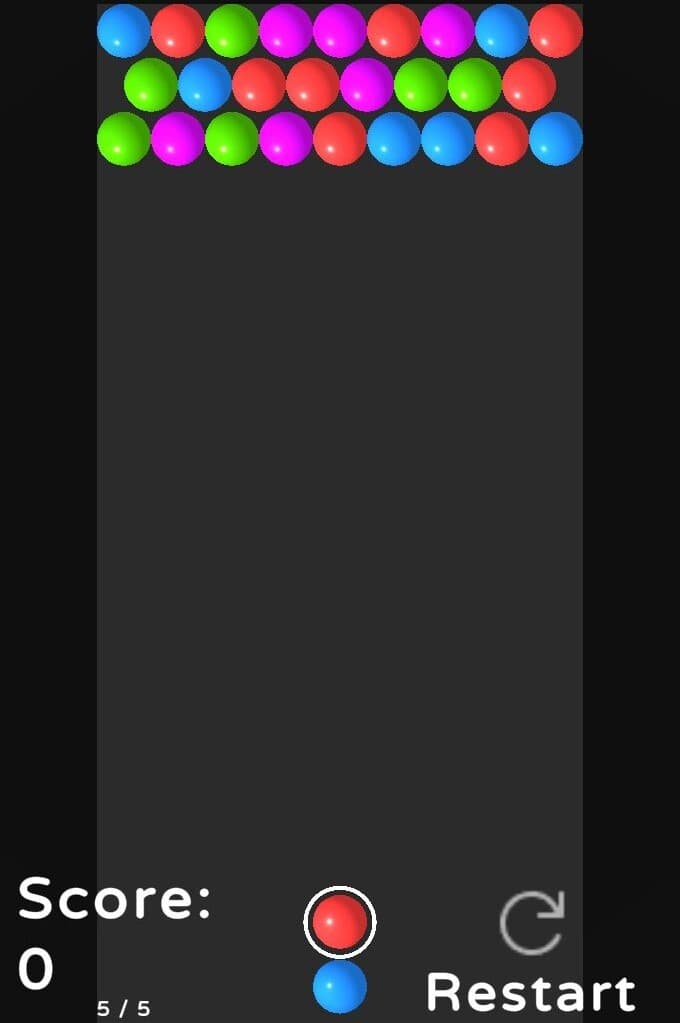 BubbleShooter (WERDI_09) screenshot 5