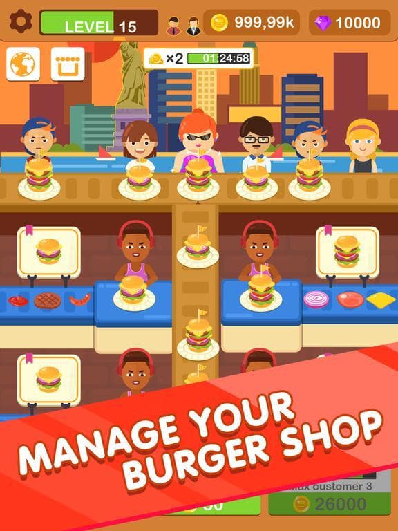 Burger Chef Idle Game screenshot 2