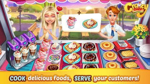 Crazy Chef: Craze Fast Restaurant Cooking Games screenshot 2
