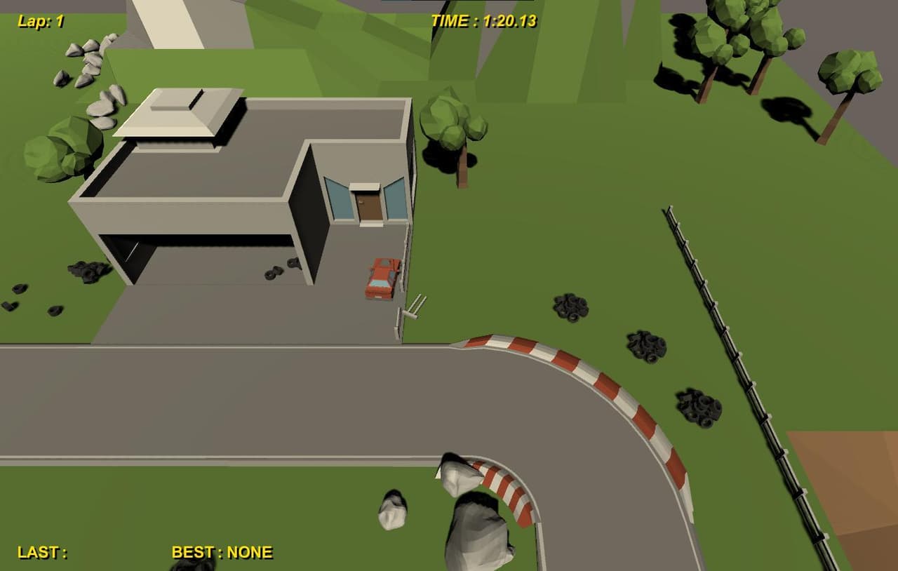 Low Poly Car Racing ! screenshot 3