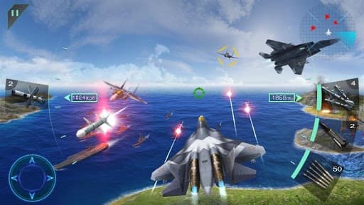 Sky Fighters 3D screenshot 2