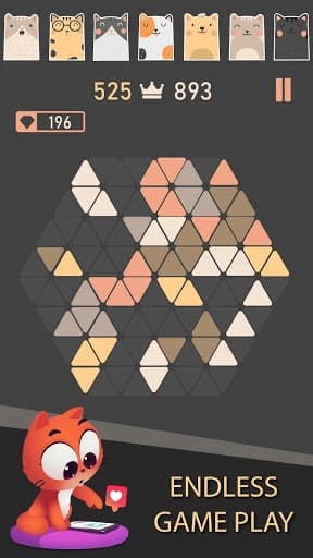 Trigon: Triangle Block Puzzle Game screenshot 5