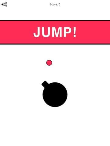 Super Red Dot Jumper - Make the Bouncing Ball Jump, Drop and then Dodge the Block screenshot 3
