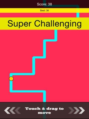 Follow the Thin Line - Move the Dot with Your Finger screenshot 2