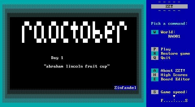 raoctober day 1 - "abraham lincoln fruit cup"