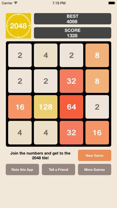 2048 Watch Edition screenshot 4
