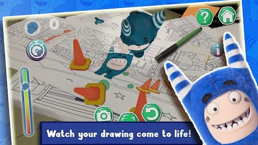 Oddbods Live Coloring (AR) screenshot 2