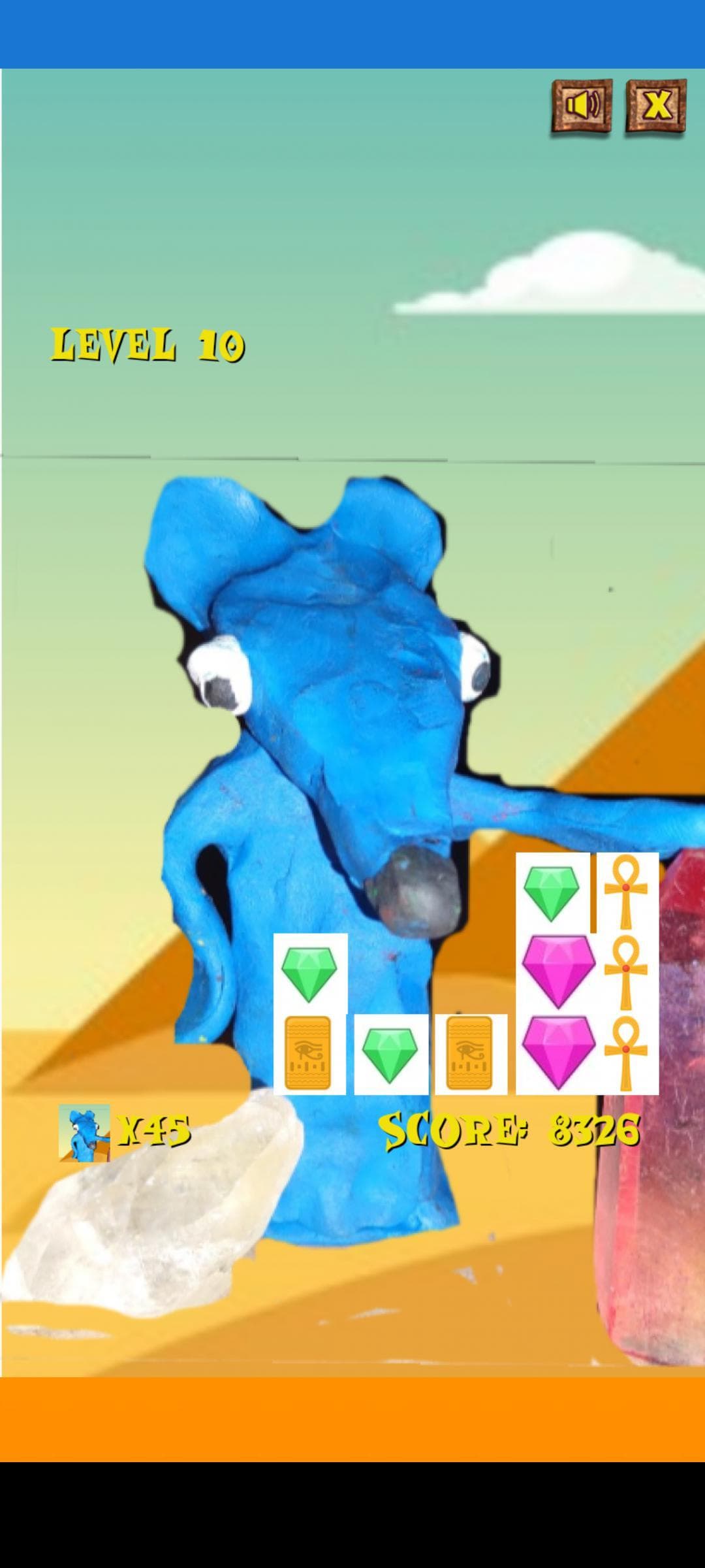 Bloo rat: Egypt treasure screenshot 3