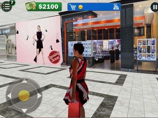 Girl shopping mall simulator screenshot 2