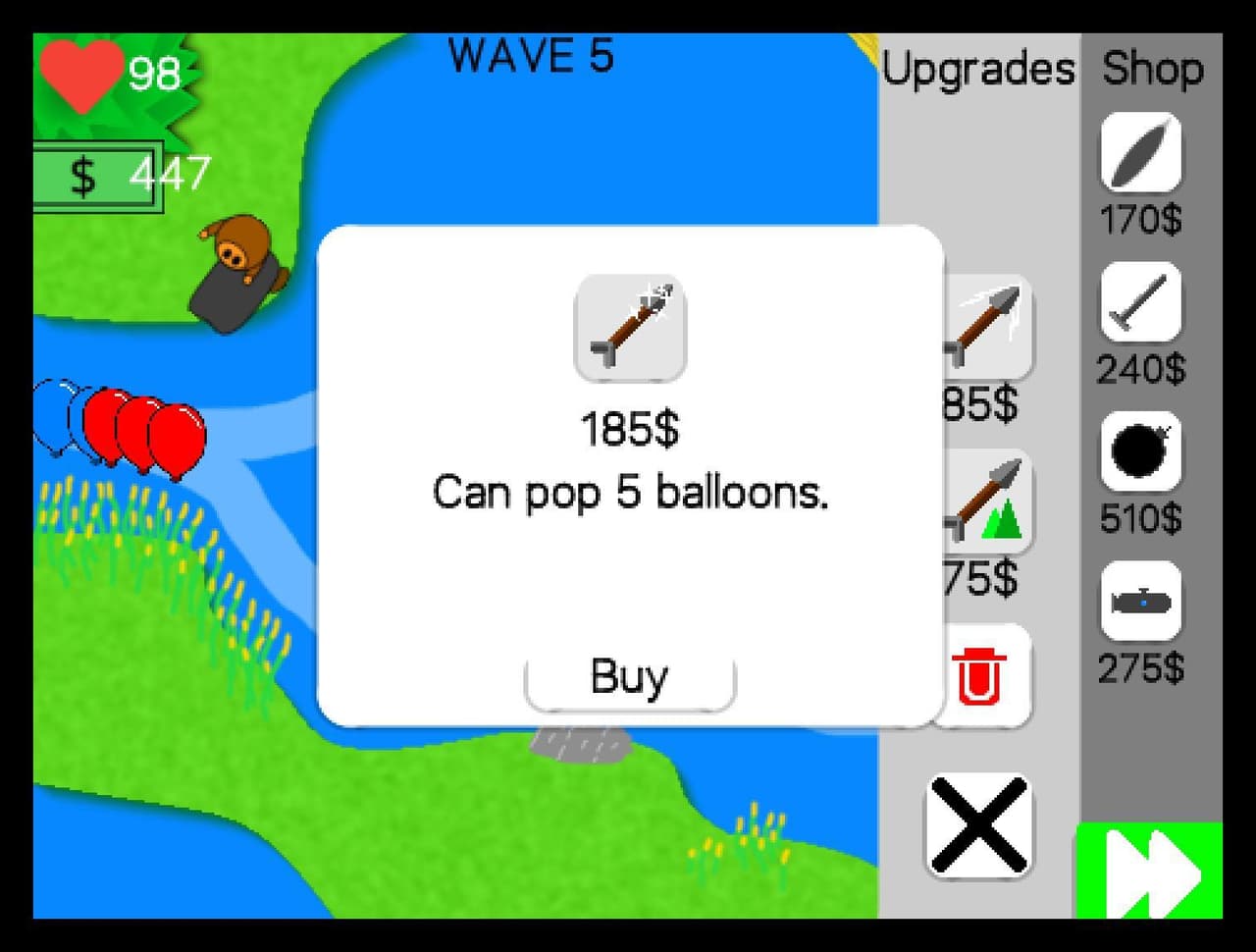 Monkey TD screenshot 3