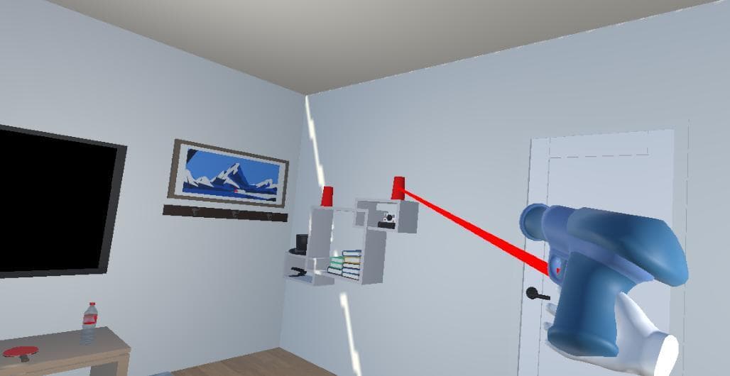VR Room wit Nerfgun
