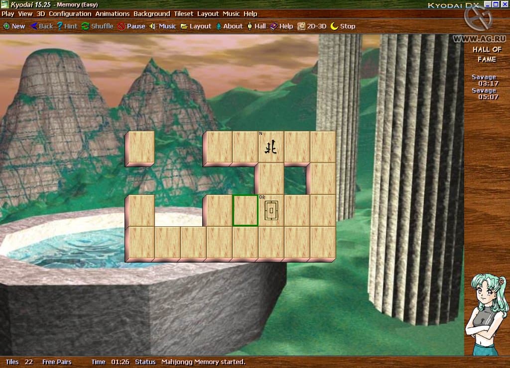 Kyodai Mahjongg screenshot 2