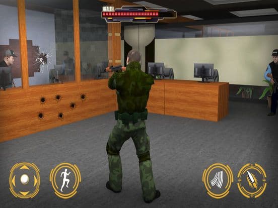 Bank Robbery Real Car Driver Escape Shooting Game screenshot 2