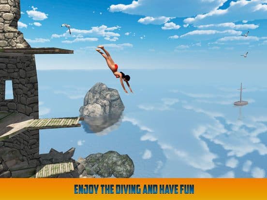 Cliff Flip Diving: Swimming Simulator screenshot 4