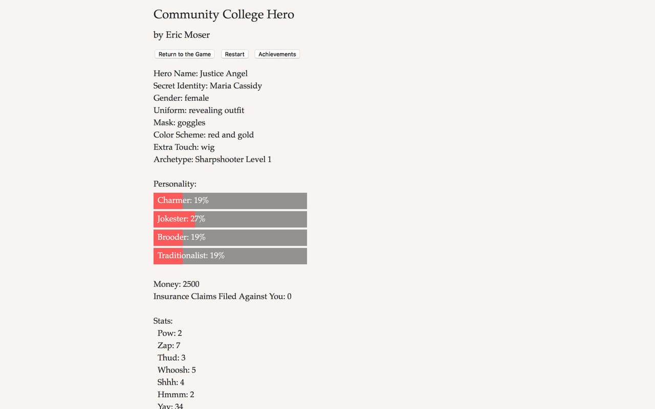 Community College Hero: Trial by Fire screenshot 3