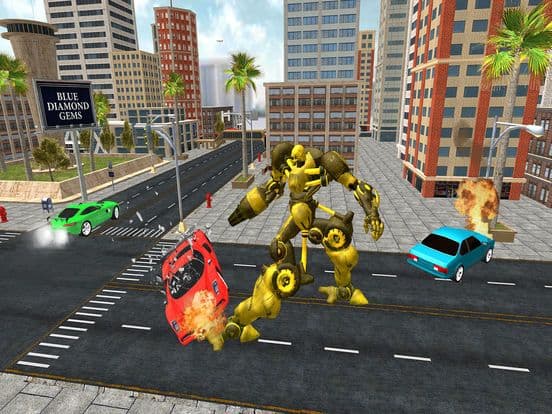 US Army Tank Transform Robot: Territory Wars screenshot 4