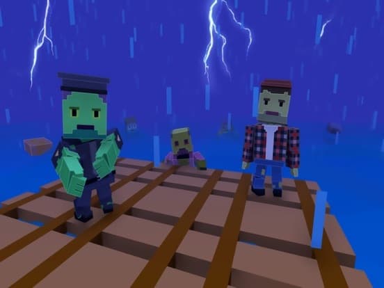 Zombie Raft 3D screenshot 2