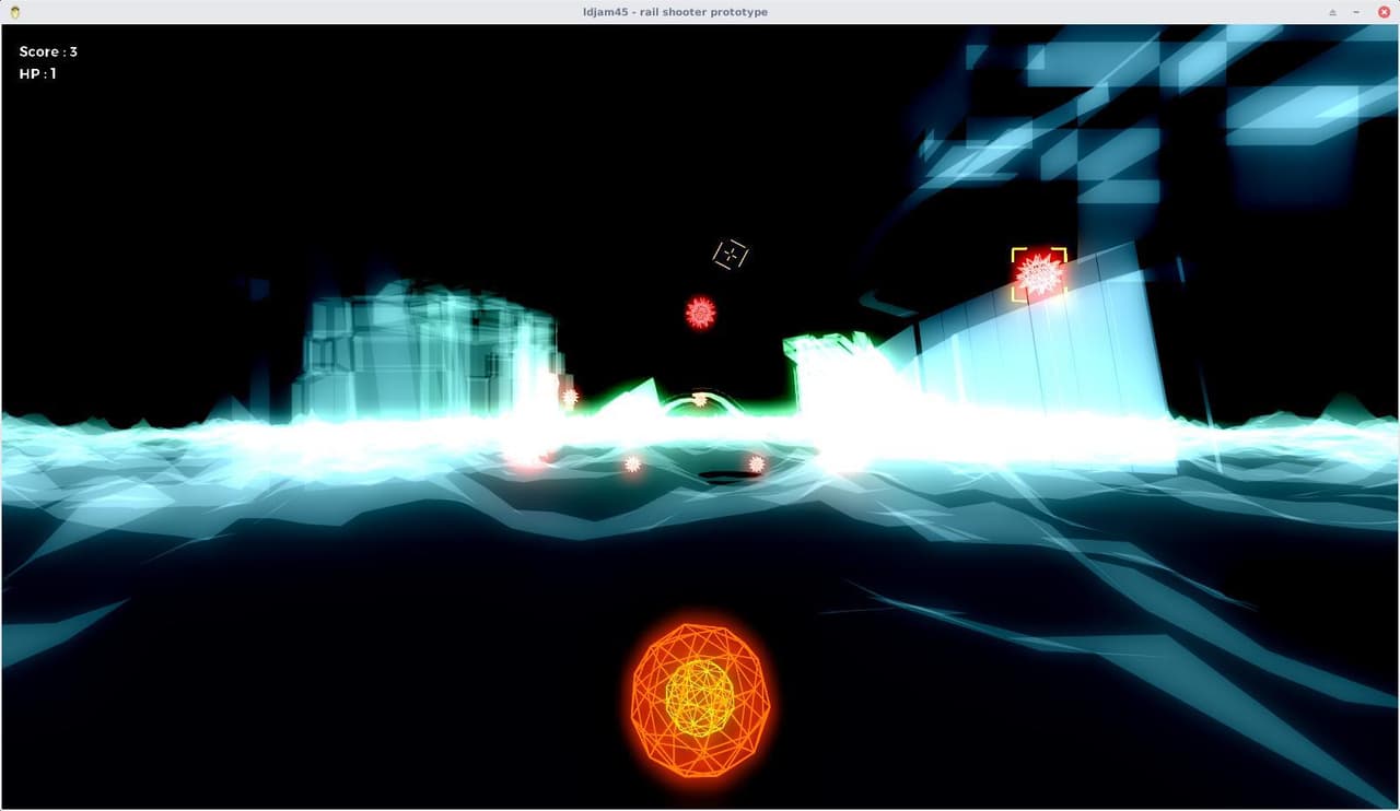 LD45 - rail shooter prototype
