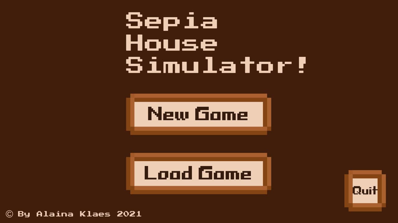 Sepia House Simulator! screenshot 2