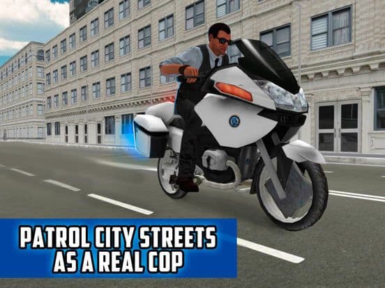 City Police Motorcycle Simulator 3D screenshot 2