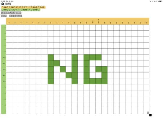 Nonogramm Solver screenshot 2