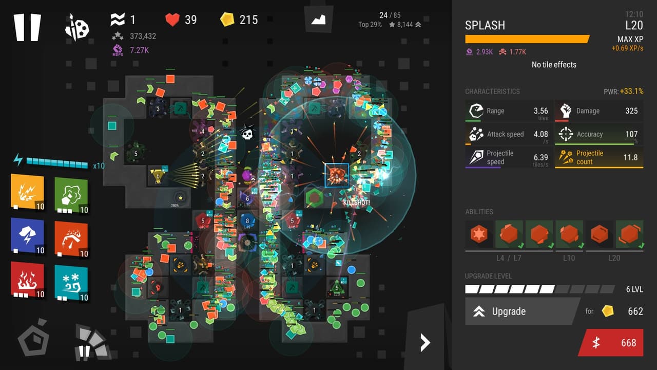 Infinitode 2 - Infinite Tower Defense screenshot 4