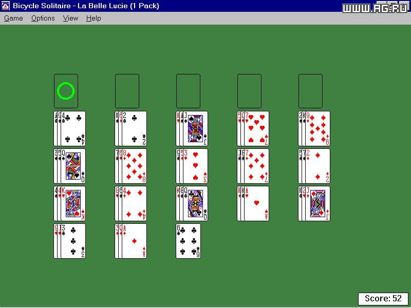 Bicycle Solitaire for Windows screenshot 6