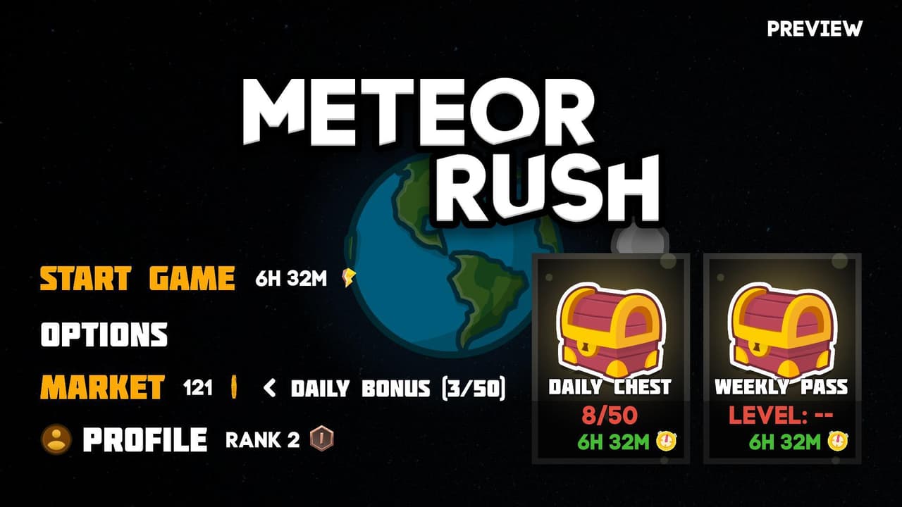 Meteor Rush (Veselie Studios) screenshot 4